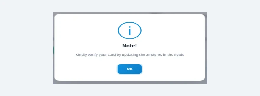 InterServer notice: verify your card by updating the amounts
